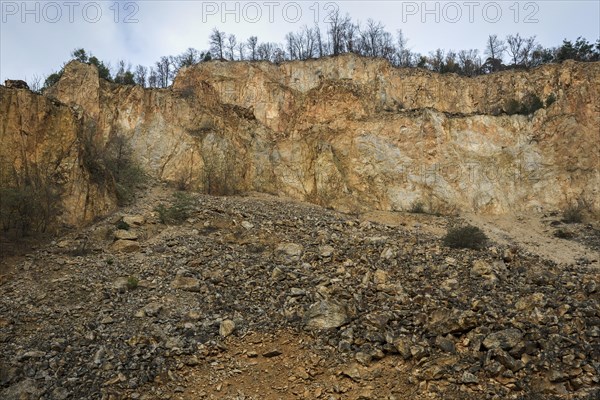 Disused porphyry quarry