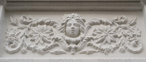 Frieze on a house wall