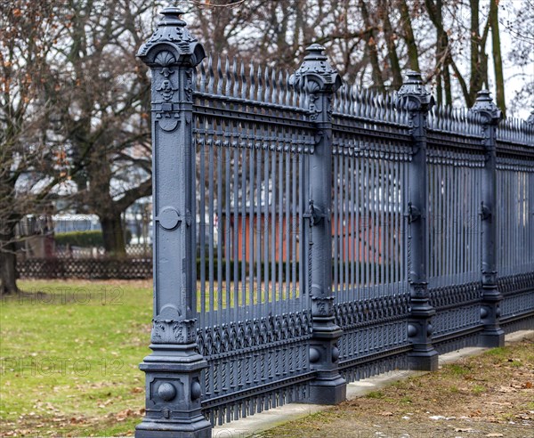 Historic fence at the Moltke Bridge