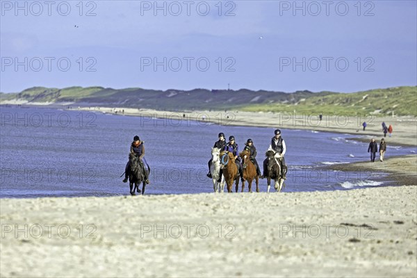 Riders in sand dunes
