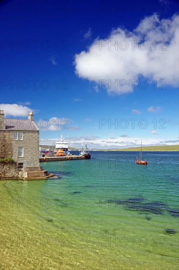 Quiet bay with crystal clear water