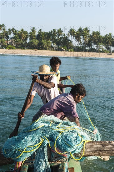 Fishermen at work