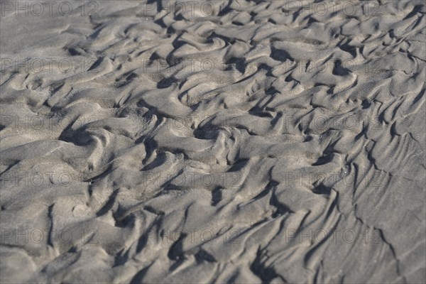 Sand with pattern at low tide