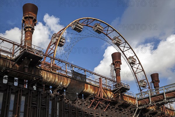 Coking plant and sun wheel