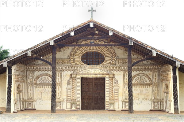 Painted facade of the Mission Church