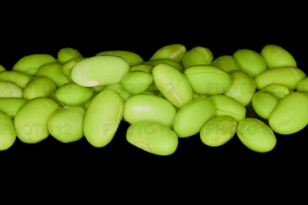 Peeled fresh Japanese edamame beans