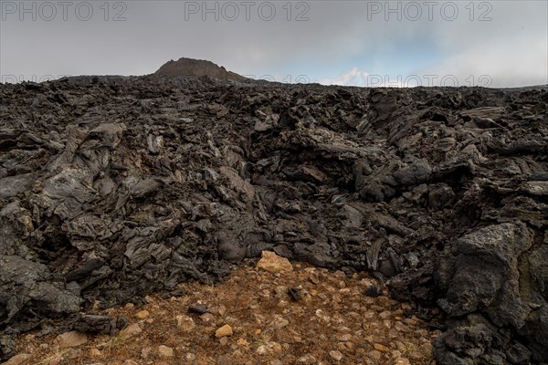 Cooled lava flows