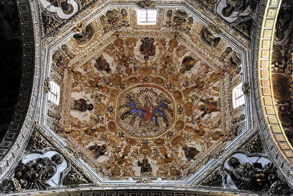 Beautiful interior of the Church of Santo Domingo de Guzman