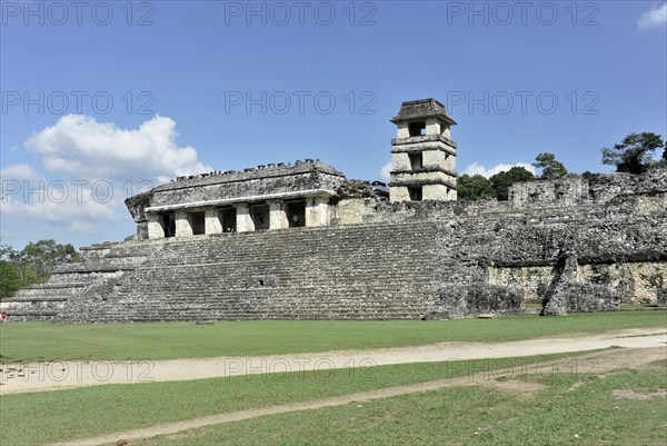 Pre-Columbian Maya site of Palenque