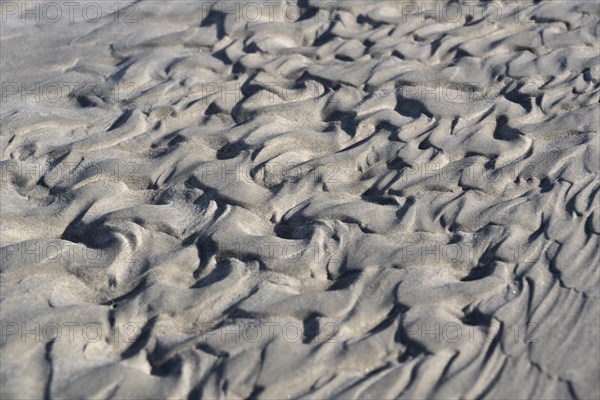 Sand with pattern at low tide