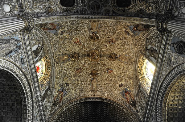 Beautiful interior of the Church of Santo Domingo de Guzman