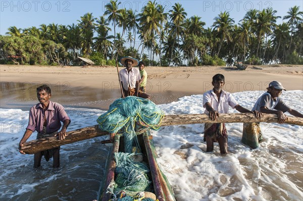 Fishermen at work