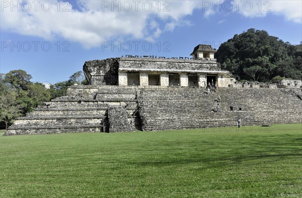 Pre-Columbian Maya site of Palenque