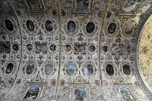 Beautiful interior of the Church of Santo Domingo de Guzman