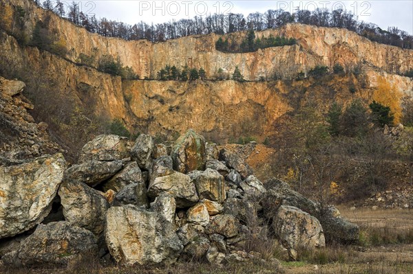 Disused porphyry quarry