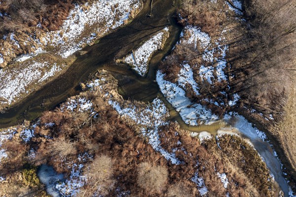 Lafnitz River with oxbow lake