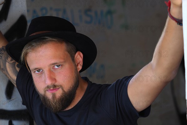 Young man with beard