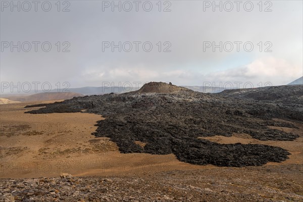 Cooled lava flows