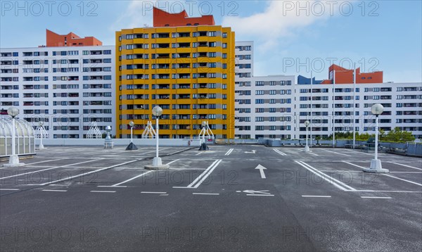 High-rise buildings in the Maerkisches Viertel in Reinickendorf