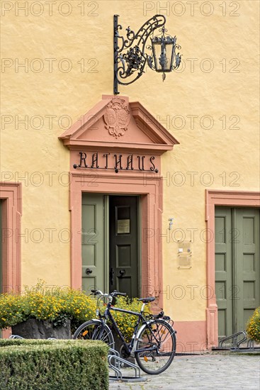 Portal of Gedern town hall in the Renaissance castle