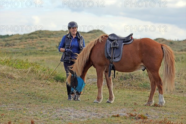 Rider with Icelandic horse