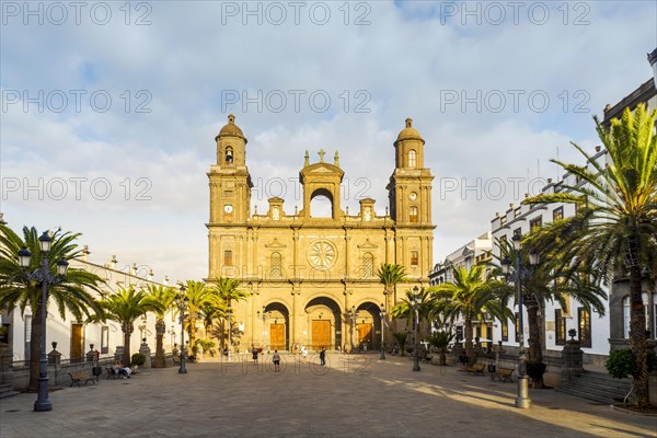 Old Santa Ana Cathedral in the main square of historic Vegueta