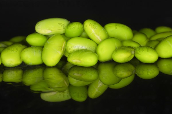 Peeled fresh Japanese edamame beans