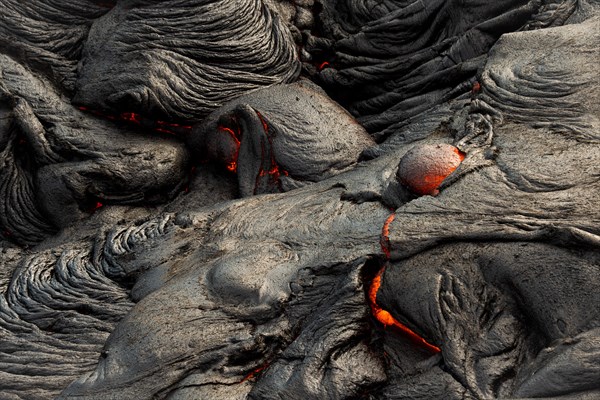 Glowing lava