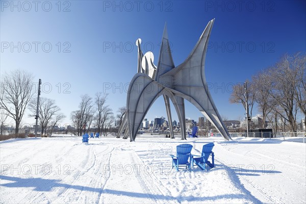 Giant steel sculpture