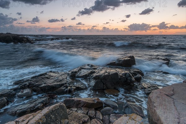 Evening mood at the coastal section Hovs Hallar