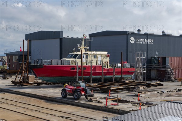 Hvide Sande Shipyard in Hvide Sande