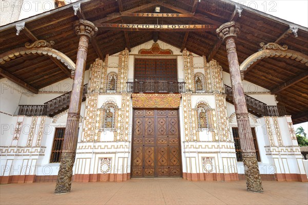 Richly decorated front of the cathedral church