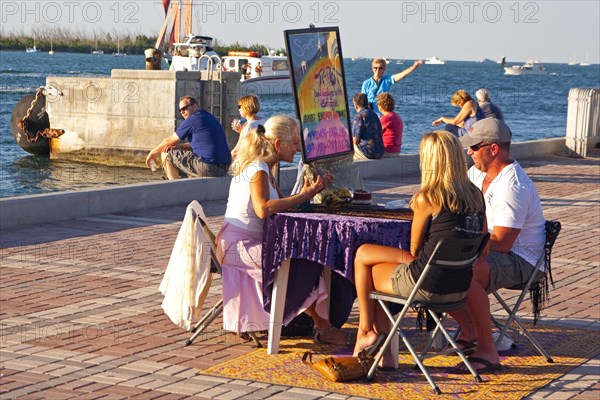 Evening mood in harbour