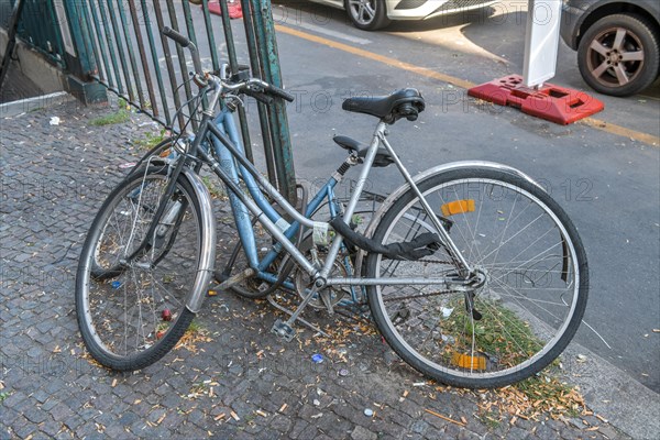 Bicycle chained