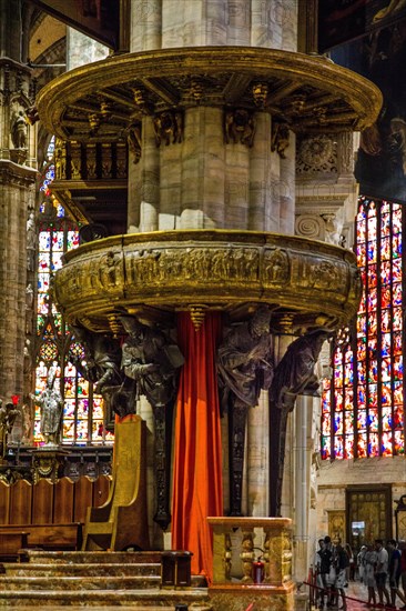 Interior with pulpit