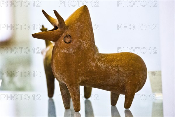 Ceramic bull