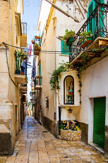 Old town alleys of Vieste