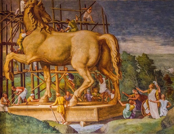 Mural in Palazzo Duccale