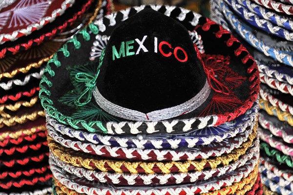 Sombreros with inscription Mexico