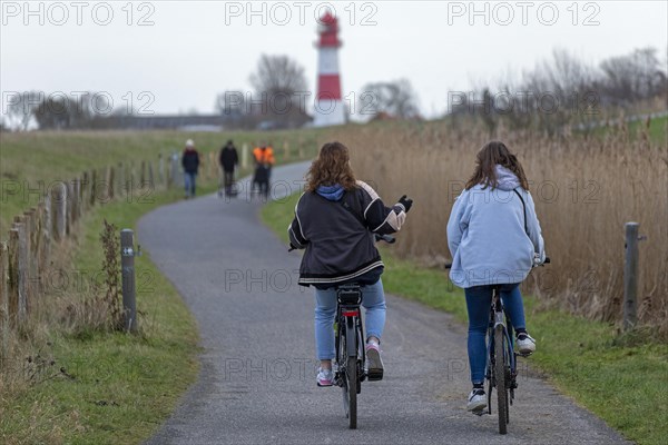 Walkers and cyclists