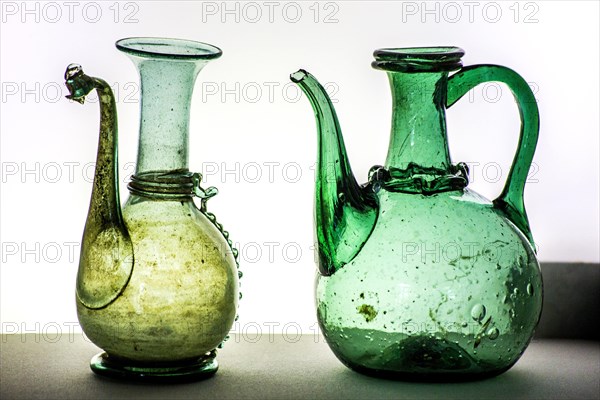 Glass jugs 18th-19th c. A. D. Shiraz