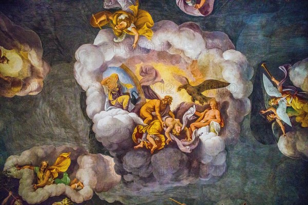 Ceiling painting in Palazzo Duccale