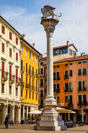 Column with the Lion of St Mark