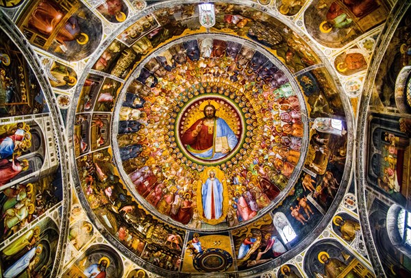 Dome fresco: Jesus as Pantocrator