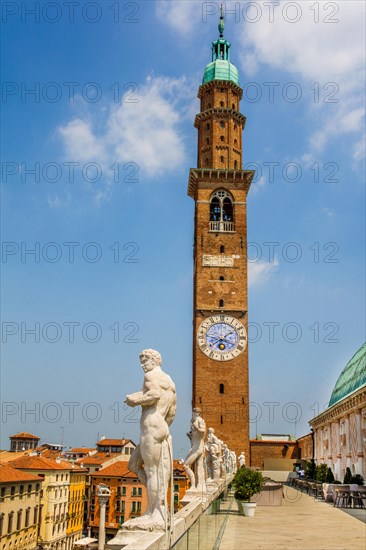 Torre Bissara at the former Palace of Justice Basilica Palladiana