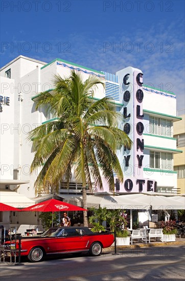 Art Deco District around Ocean Drive in Miami Beach