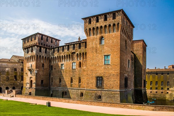 San Giorgio Castle connected to the palace by a grand staircase