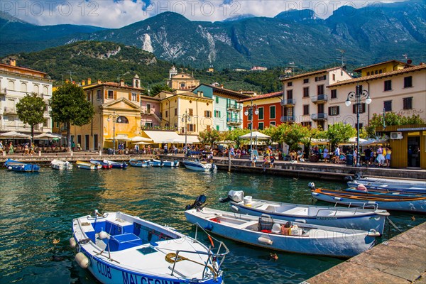 Port of Malcesine on Monte Baldo