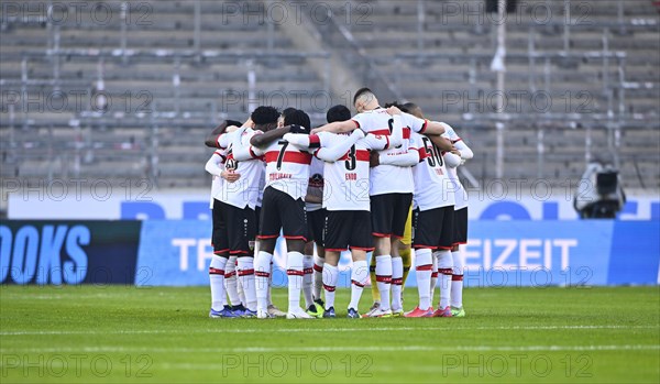 Teambuilding in front of the match