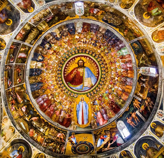 Dome fresco: Jesus as Pantocrator